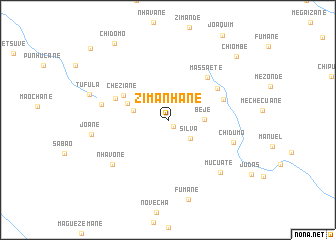 map of Zimanhane