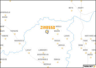 map of Zimasso
