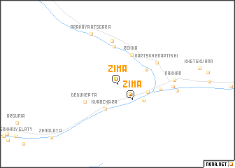 map of Zima