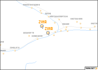 map of Zima