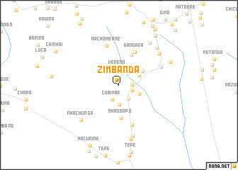 map of Zimbanda