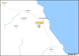 map of Zimba