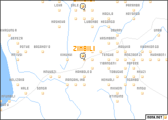 map of Zimbili