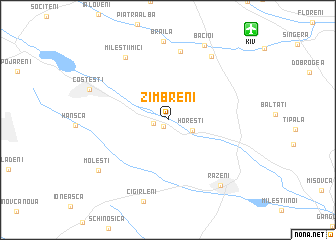 map of Zîmbreni