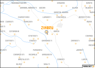 map of Zimbru