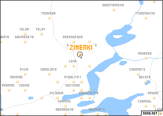 map of Zimenki