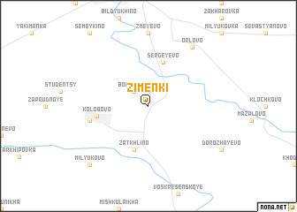 map of Zimenki