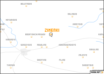 map of Zimenki