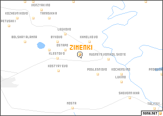 map of Zimenki