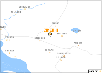 map of Zimenki