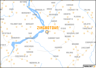 map of Zimgbo Town