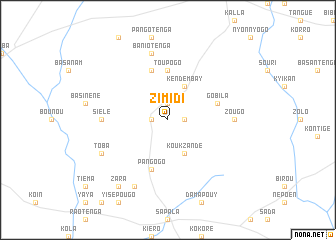 map of Zimidi