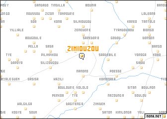 map of Zimiouzou