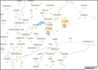 map of Zimi