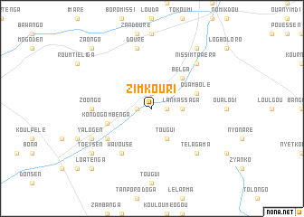 map of Zimkouri