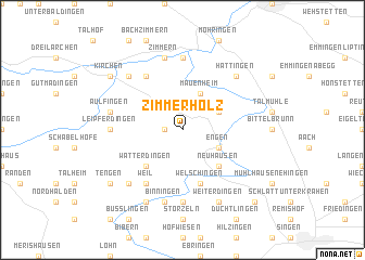 map of Zimmerholz