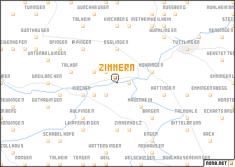 map of Zimmern