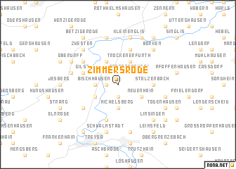 map of Zimmersrode