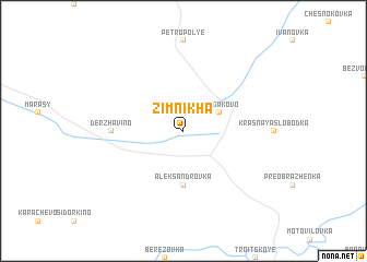 map of Zimnikha