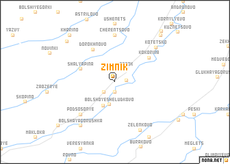 map of Zimnik