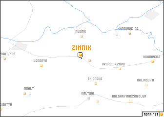 map of Zimnik