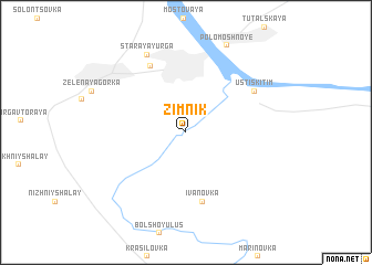map of Zimnik