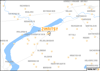 map of Zimnitsy