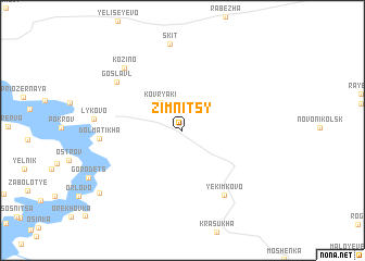 map of Zimnitsy