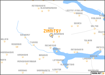 map of Zimnitsy