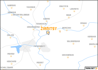 map of Zimnitsy