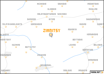 map of Zimnitsy