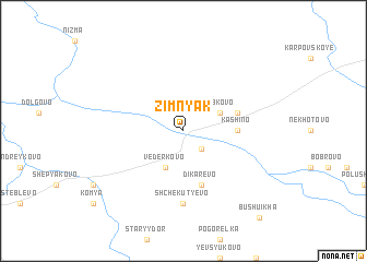 map of Zimnyak