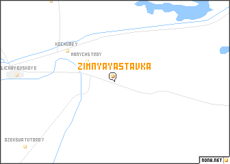 map of Zimnyaya Stavka