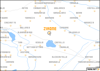map of Zimone