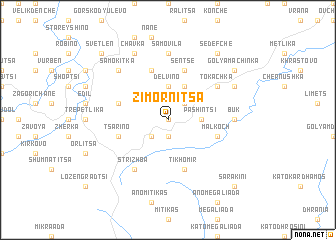 map of Zimornitsa