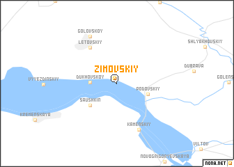 map of Zimovskiy