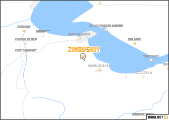 map of Zimovskiy