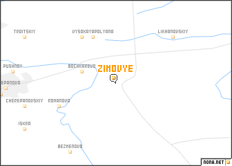 map of Zimov\