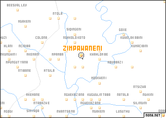 map of Zimpawaneni