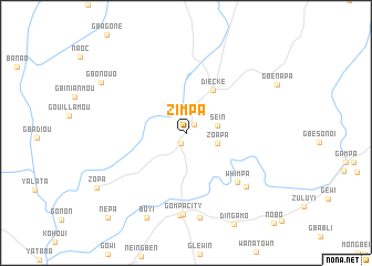 map of Zimpa