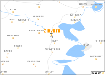 map of Zimyata