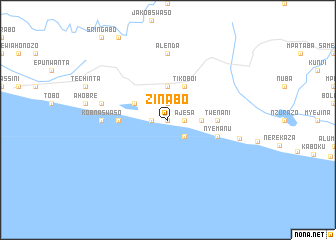 map of Zinabo