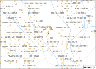 map of Zīnal