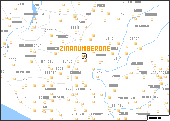 map of Zina Number One