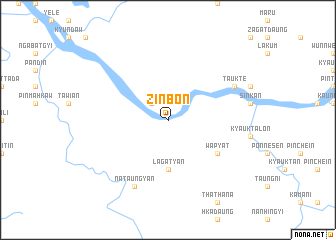 map of Zinbôn