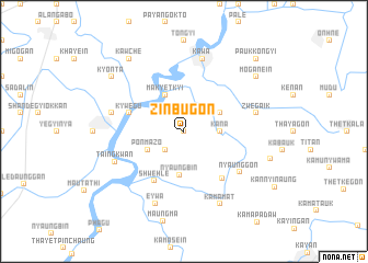 map of Zinbugon