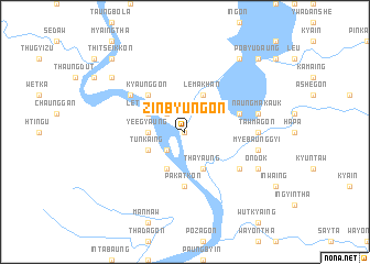 map of Zinbyungon