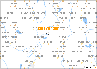 map of Zinbyungon