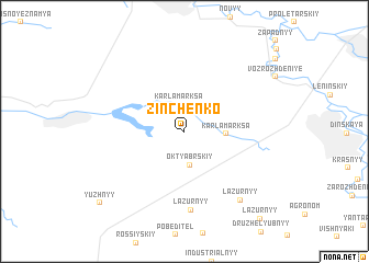 map of (( Zinchenko ))