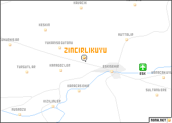 map of Zincirlikuyu